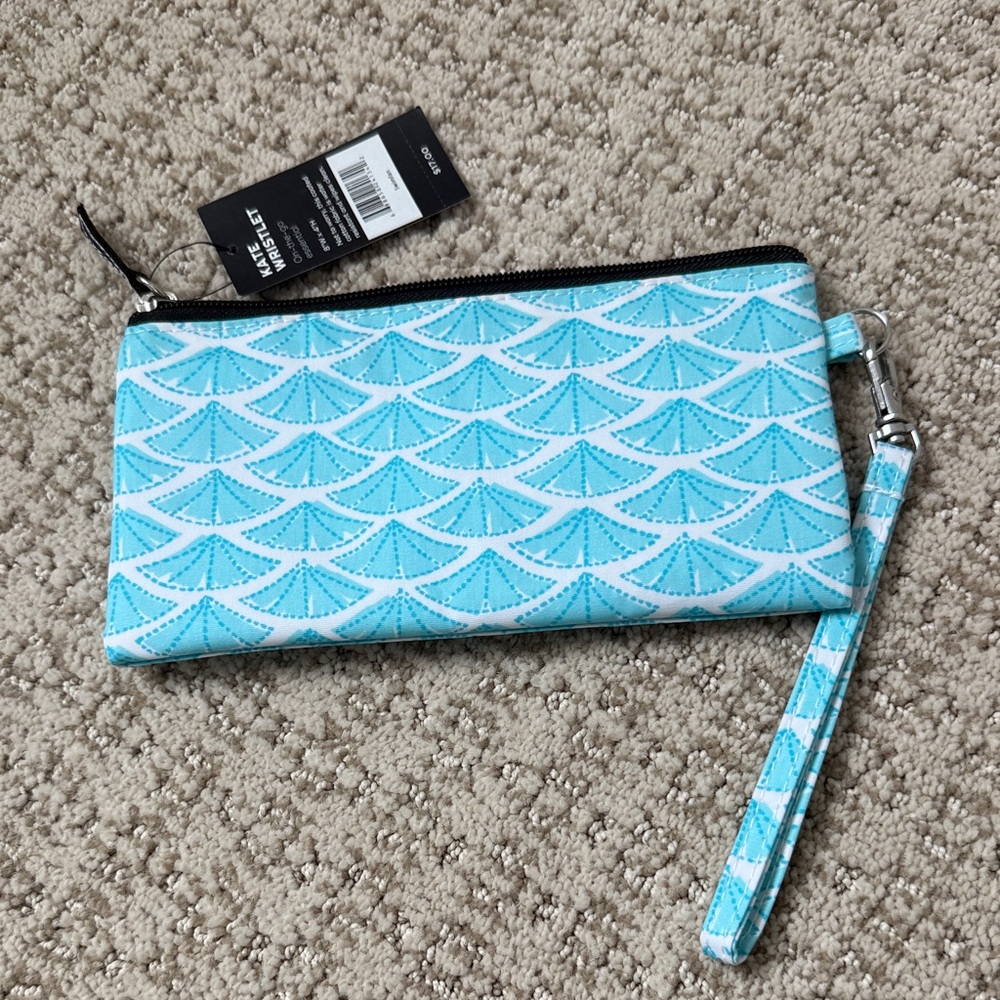 Scout Aqua and White Wristlet NWT - Picture 5 of 6